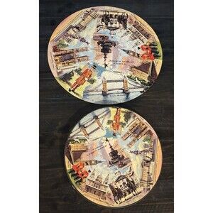 Vintage Springbok Circular Jigsaw Puzzle Famous London Scenes Complete